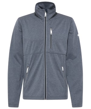 Ein sportlich-maritimer Stilmix steckt in dieser Funktionsjacke von DreiMaster Maritim. Hochschließender Reißverschluss und innen beschichtetes Jersey halten Wind wie Regen auf der Außenseite. Dennoch ist Ihnen voller Tragekomfort bei jeder Aktivität sicher. Dank eines vollständig atmungsaktiven Materials und den zusätzlichen Luftzirkulationslöchern unter den Armen kann sich keine Hitze aufstauen. Auch herbst-winterliche Dunkelheit ist kein Problem, da lichtreflektierende Biesen am Reißverschluss Sichtbarkeit für andere gewährleisten. Nicht sichtbar, aber genauso sicher sind auch Ihr Schlüssel und Ihr Handy.  Alle Taschen können mit kräftigen Reißverschlüssen fest verschlossen werden.  Funktionsjacke