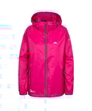 Unisex-Shell-Jacke. Verstellbare Kapuze lässt sich im Kragen verstauen. 2 Reißverschlusstaschen. Komplett elastische Bündchen. Durchgehender Reißverschluss mit Sturm-Blende. Hinten belüftet. Reflektierende Paspeldetails an der Rückseite. Kontrastreiche Reißverschlüsse mit Streifendetail. Jacke lässt sich in mitgeliefertem Beutel verstauen. Wasserfest 5000mm, atmungsaktiv 5000mvp, versiegelte Nähte. Außenmaterial: 100% Polyester mit PU-Schicht, Netzmaterial: 100% Polyester.