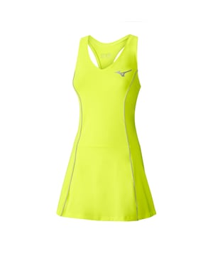 Mizuno V-hals Mouwloos Helder Geel Dames Sport Amplify Jurk K2GH820145