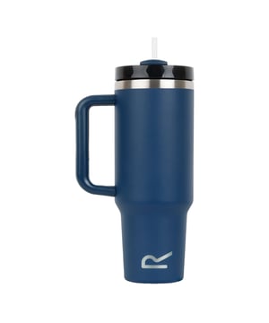 Material: Stainless Steel. Durable. Carry Handle, Double-Walled, Flip Up Straw, Hot Up To 6 Hours, Insulated, Keeps Drinks Cold For 12 Hours, Non-Slip Base, Rubber Base, Screw Top Lid, Spill-Proof Lid. Design: Logo. Capacity: 1.2L.