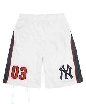 Majestic Mens Pickering Poly Mesh New York Yankees Shorts A5NYY6400 001