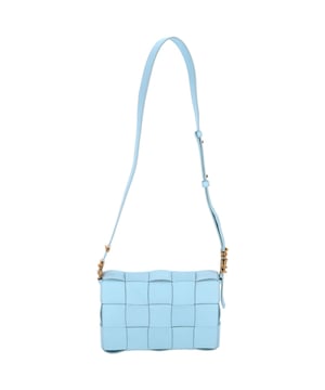 VINTAGE, RRP AS NEW
Step into the world of sophistication with the Bottega Veneta Cassette Crossbody Bag in Turquoise Blue Leather. Made from premium turquoise blue leather, this bag showcases Bottega Veneta's commitment to exquisite craftsmanship. The iconic intrecciato weaving elevates the classic design and adds a touch of intricacy. 
*with dust bag
 Bottega Veneta Cassette Crossbody Bag in Turquoise Blue Leather
Color: Turquoise 
Material: Leather
Condition: very good
Sign of wear: minor leather creasing
SKU: 365445 / NAPBKGBBA363792W  
Dimensions:  Length: 230 mm, Width: 60 mm, Height: 160 mm