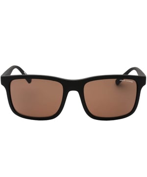 Gafas de sol negras Armani Exchange, ancho de la lente = 57 mm, ancho del puente nasal = 19 mm, longitud del brazo = 145 mm, gafas de sol, estuche para gafas de sol, paño de limpieza e instrucciones de cuidado, todo incluido, 100 % de proteccion contra la luz solar UVA y UVB y cumplen con la norma britanica EN 1836: 2005, gafas de sol negras