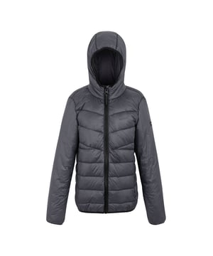 100% gerecycleerd polyester. Stof: Kreukel-look, Midgewicht. Vulling: veervrij, geïsoleerd, lichtgewicht, gerecycled, synthetisch dons. Voering: Polyamide. Ontwerp: Logo, Quilted. Stoftechnologie: DWR afwerking, Waterafstotend. Halslijn: Kapitein. Mouwtype: Met lange mouwen. Manchet: Stretch Binding. Eigenschappen van de kap: Grown On Hood, Stretch Binding. Zakken: 2 Onderzakken, Rits, 1 Binnenzak. Bevestiging: Volledige ritssluiting. Hem: Stretch Binding. Duurzaamheid: Wreedheidvrij. 8 UK: 32 in. 10 VK: 34 in. 12 VK: 36 in. 14 VK: 38 in. 20 VK: 45 in. 18 VK: 43 in. 16 VK: 40 in.