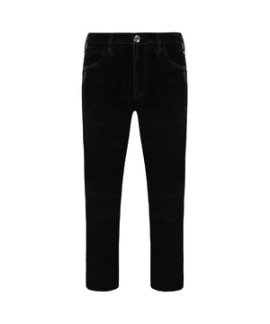 Emporio Armani Heren Slim Fit Zwart Fluwelen Broek 6Z2J18 2N78Z 0999