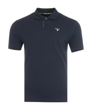 Add this classic polo shirt from Barbour  to your essentials wardrobe. A smart casual staple with a contemporary twist, this pure cotton pique polo features a Barbour Tartan trim under the two button placket and inner back neck. Finished with the signature Barbour Shield Logo embroidered at the chest.Tailored FitPure Cotton PiqueRibbed Polo CollarTwo Button PlacketShort Sleeves with Ribbed CuffsSignature Barbour Tartan DetailingBarbour BrandingStyle &amp; Fit:Tailored FitFits True to SizeComposition &amp; Care:100&#37; CottonMachine Wash