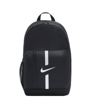 Design: Contrast Stripe, Swoosh. Fabric Technology: Storm-FIT, Water Resistant, Wind Resistant. Fastening: Zip. Breathable Mesh Panel, Grab Handle, Padded Adjustable Shoulder Straps, Raincover. Compartments: 1 Main Compartment. Pockets: 1 Front Pocket, Mesh Pocket. Capacity: 22L.