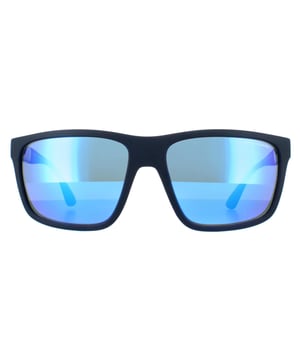 Las gafas de sol Armani Exchange AX4121S 818125 azul mate verde espejo azul claro presentan una montura elegante que combina sin esfuerzo un estilo moderno con una forma clÃ¡sica. Con el discreto logotipo de Armani Exchange acentuando las patillas, estas gafas de sol son una mezcla perfecta de moda y funcionalidad, aÃ±adiendo un toque de lujo a tu colecciÃ³n de gafas.