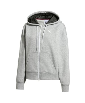 Puma x Selena Gomez Frauen traning Hoodie Grafikspur Top Grey 517805 01