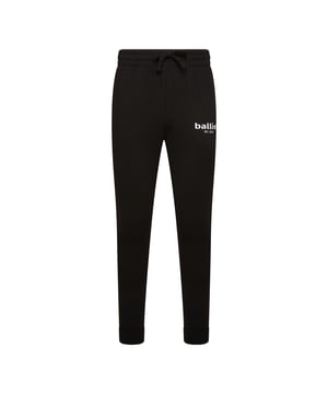 Heren joggingbroek van het merk Ballin Est. 2013. De joggingbroek van Ballin Est. 2013 is gemaakt van 80% hoogwaardig katoen en 20% polyester, en heeft een normale pasvorm. Het zachte katoen zorgt voor een heerlijk draagcomfort.  Modelnaam: Small Logo Jogging PantCategorie: heren joggingbroekMaterialen: katoen, polyesterKleur: zwart