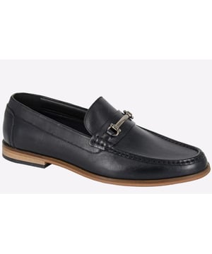 These Burnham shoes from Roamers have been designed and engineered to give you a must have stylish look that is perfect to partner with any dress or formal wear
- Leather upper
- Slip-On fit
- Buckle details
- Slight raised heel 
- Durable rubber outsole