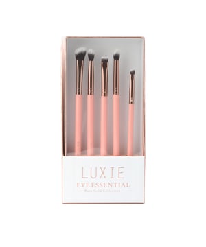 LUXIE Eye Essential Brush Set - Rose Gold: Create a variety of eye looks with this must-have set. From a classic smokey eye to the perfect winged eyeliner, this versatile eye essential brush kit will have you covered for all your favorite eye looks.  Our signature Rose Gold brush line features premium soft, synthetic bristles encased in a rose gold ferrule atop a chic pink handle, making Luxie's Eye Essential Brush Set not only functional but a beautiful addition to your vanity.