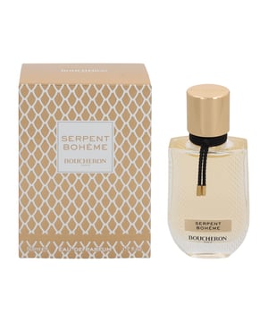 Serpent Boheme is a Chypre floral fragrance for women, created by Anne Flipo and launched in 2020 by Boucheron. The fragrance contains top notes of Mandarin Orange and Black Currant; middle notes of Turkish Rose, Jasmine Sambac and Desert Rose; and base notes of White Musk, Patchouli, Sandalwood and Labdanum. The scent is fruity in the top and the fruit blends well with the floral notes in the heart. The fragrance is sweet, feminine, classy and elegant. The fragrance is ideal for the Spring and Autumn time.
