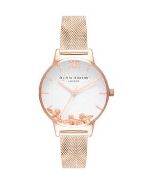 OLIVIA BURTON OB16CH01 Uhr Damen Quarz • Material: Edelstahl • Glas: Mineral • Armband: Edelstahl • Farbe: Roségold • Wasserdichtigkeit: 10 m (1 ATM) • Gehäusegröße: 30 mm