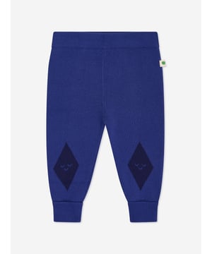 Discover the Boys Fern Cabin Knit Joggers in Blue by the bonnie mob, an essential addition to your little one's wardrobe for AW2024. Expertly blending style and comfort, these joggers offer: Luxurious Comfort: Crafted with soft, high-quality fabrics ideal for delicate skin. Versatile Style: Chic blue hue modern knit pattern pairs effortlessly with winter essentials. Durable Design: Built to withstand playful antics and frequent washes.Elevate your child's fashion this season with these exquisite joggers!
