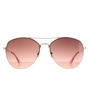 Calvin Klein Aviator Mens Rose Gold Brown CK20121S  CK20121S are a modern round style crafted from lightweight metal. The silicone nose pads and double bridge ensure an all round comfortable fit. Slender temples feature the Calvin Klein logo for authenticity.