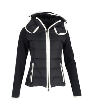 VINTAGE, RRP AS NEW
The Moncler Grenoble Padded Zip-Up Jacket in Black Polyester is the epitome of versatile and functional outerwear. Crafted from Performance Hardfleece, this hooded sweatshirt is designed to be worn as a mid-layer under shell jackets, providing lightweight warmth and ease of movement. The addition of a down-filled nylon front and water-resistant zippers adds an extra layer of insulation and makes it suitable for wearing as outerwear in milder weather. With its innovative design and practical features, this jacket seamlessly balances style and functionality for the modern, active lifestyle.



Moncler Grenoble Padded Zip-Up Jacket in Black Polyester
Condition: Excellent
Signs of wear: No retail tag but Brand tag on., No visible sign of wear., 
Packaging: None
Color: black
Material:  nylon
Size: INT | S / UK10
Measurements: Length: 600; Chest: 440
SKU: NAPPUGBCL427929W