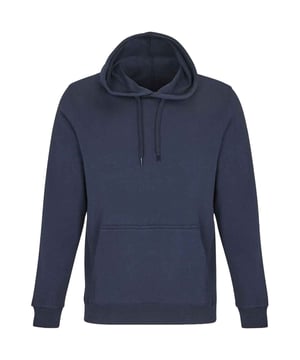 Gefütterte Kapuze mit farblich passender, flacher Kordel. Känguru-Taschen vorne. Bund und Bündchen gerippt. Stärke: 280 gsm. Material: 50% Baumwolle, 50% Polyester. Größe (Brustumfang): S(91/96 cm), M(96/102 cm), L(104/107 cm), XL(109/112 cm), XXL(114/119 cm), 3XL(119/124 cm).