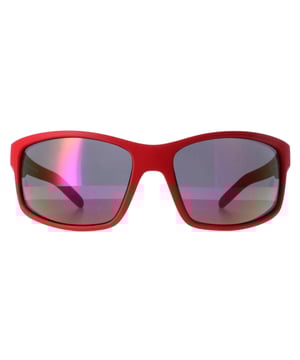 Smarty Wrap Unisex Matte Red  Coloured Design Green X2125  Sunglasses Upgrade your activewear with SMARTY Designer Sunglasses model X2125B, perfect for men and women who love a sporty edge. These wrap-shaped sunglasses feature a bold matte red plastic frame with vibrant, colorful patterned arms, and green mirrored lenses that provide exceptional UV protection and glare reduction. The X2125B model combines dynamic style with all-day comfort, making them ideal for any outdoor activity. Available at a fantastic discount from the regular retail price, these designer sunglasses offer outstanding quality and value. Enhance your eyewear collection with SMARTY and enjoy premium design and performance for less.