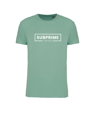 Heren t-shirt van het merk Subprime. De shirts van Subprime zijn gemaakt van 100% biologisch katoen, en hebben een normale pasvorm. Het zachte katoen zorgt voor een heerlijk draagcomfort.  Merk: SubprimeModelnaam: Streetwear ShirtCategorie: heren t-shirtMaterialen: biologisch katoenKleur: sage groen