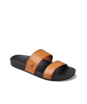 We love these perfectly proportioned sandals, with a soft double vegan leather strap, modern silhouette and high-energy rebound footbed.