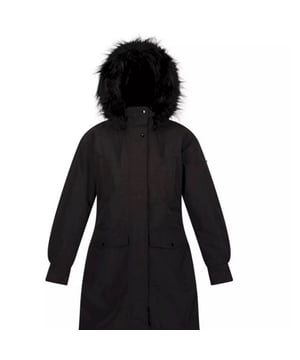 Material: 100% Polyester. Gewebe: Daunen-Touch, Soft Touch, Stretch, Synthetik, Twill, Warmloft. Innenfutter: Taft. Design: Metallisches Logo. Gewebe-Technologie: Atmungsaktiv, DWR-Finish, Isotex 10000, Wasserdicht, Winddicht. Komprimierbar, Kunstfellkragen, Schwergewicht, isoliert, verschweißte Nähte. Manschette: Verstellbar, Druckknopf-Verschluss. Ärmel-Typ: Langärmelig. Ausschnitt: Stehkragen. Kapuzen-Merkmale: Verstellbare, abnehmbare Kapuze, Kunstpelz. Taschen: 2 Brusttaschen, Druckknopfverschluss, 2 aufgesetzte Taschen, Handwärmer. Verschlüsse: Durchgehender Reißverschluss, Sturmklappe, Zwei-Wege-Reißverschluss. 10000g/m²,/24 Stunden. Taillenweite: Verstellbar, Kordelzug.