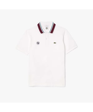 Roland Garros Sport Edition Umpire Polo Shirt  Ribbed polo collar Comfortable  relaxed fit with straight sleeves  Roland Garros logo on chest Co-branded Lacoste x Roland Garros logo Embroidered crocodile on chest Roland Garros Sport Edition Umpire Polo Shirt  Ribbed polo collar Comfortable  relaxed fit with straight sleeves  Roland Garros logo on chest Co-branded Lacoste x Roland Garros logo Embroidered crocodile on chest