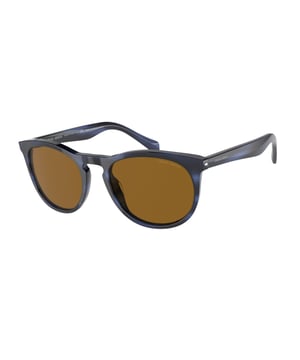 Giorgio Armani Mannen Zonnebril AR8149-590133 - Materiaal: Acetaat - Kleur frame: Blauw - Afmetingen: 50/15/145 mm (Diameter lens / Brug formaat / Lengte veren)