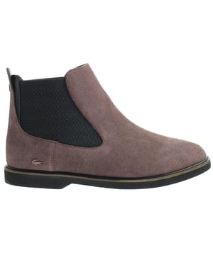 Lacoste Thionna SRW  Burgundy Suede Leather Womens Boots 7 28SRW1135FD8 BURGUNDY