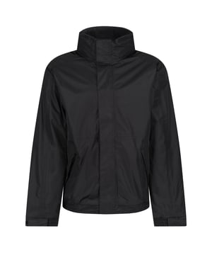 Material: 100% Polyester. Lining: Fleece. Fabric: Recycled Polyester. Design: Plain. Anti-Pilling, Fleece Lined Collar, Taped Seams. Fabric Technology: Thermo-Guard, Waterproof, Windproof. Cuff: Adjustable. Sleeve-Type: Long-Sleeved. Neckline: Standing Collar. Hood Features: Adjustable, Concealed, Grown On Hood. Pockets: 2 Lower Pockets, 1 Security Pocket. Fastening: Hook and Loop, Stormflap, Zip.