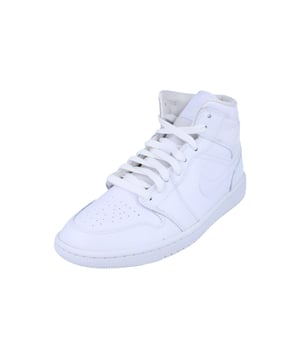 Nike Womens Air Jordan 1 Mid Trainers Dv0991   - White White White 111