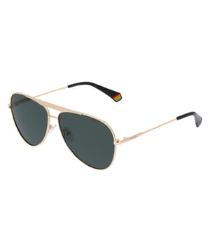 Unisex-Sonnenbrillen der Farbe Golden - Polaroid PLD6200SXJ5GG• material: Metall• farbe: Golden• maße: 61/20/145 mm (Glasbreite / Stegbreite / Bügellänge)  100% UV POLARIZED PROTECTION