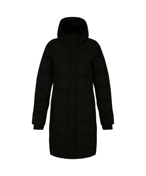 100% Recycled Polyester. Fabric: Iloft Ecofill. Design: Badge, Quilted. Fabric Technology: Ared 10000, Breathable, Thermal, Water Repellent, Waterproof. Branded Zip Pull, Heat Sealed Baffles, High Warmth. Neckline: Hooded, Standing Collar. Cuff: Inner Knitted Cuff. Sleeve-Type: Long-Sleeved. Hood Features: Grown On Hood. Length: Longline. Pockets: 2 Lower Pockets, Zip. Fastening: Snap Closure, Stormflap, Zip. Sustainability: Made from Recycled Materials. 6 UK: 30 in. 8 UK: 32 in. 10 UK: 34 in. 12 UK: 36 in. 14 UK: 38 in. 20 UK: 45 in. 18 UK: 43 in. 16 UK: 40 in.