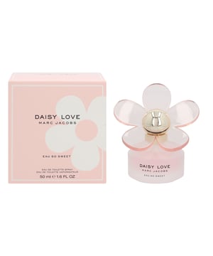 Daisy Love Eau So Sweet by Marc Jacobs is a floral fruity fragrance for women. Top notes: raspberry, blackberry and bergamot. Middle notes: daisy and jasmine. Base notes: sugar, musk, white iris and woodsy notes. Daisy Love Eau So Sweet was launched in 2019.