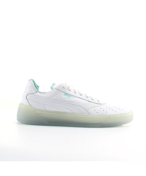 PUMA CLAI-O Diamond Diamond Leathing White Mens Papacers 369399 01