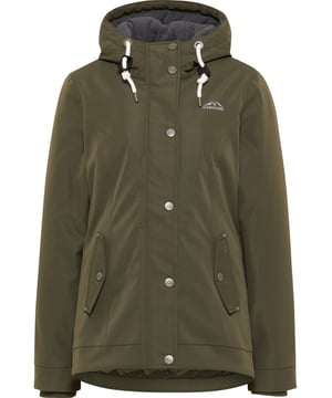 Mit der Winterjacke von ICEBOUND setzen Sie auf einen echten Outdoor-Profi. Dank der leichten Wattierung und dem weichen Polar-Fleece-Innenfutter können Ihnen selbst arktische Momente nichts anhaben. Auch gegen Regen und Schnee sind Sie geschützt, denn der Stoff ist beschichtet und die Nähte sind allesamt dicht verklebt. Selbst der Reißverschluss und die Taschen sind verdeckt, sodass auch hier keine Schwachstellen entstehen. Die Kapuze ist mit Tunnelzug und Kordel ausgestattet und, ebenso wie die Taschen, mit Fleece abgefüttert. Maximale Performance, ein trendiger Schnitt und zahlreiche Logo-Prints und Accessoires überzeugen auf ganzer Linie.  Winterjacke