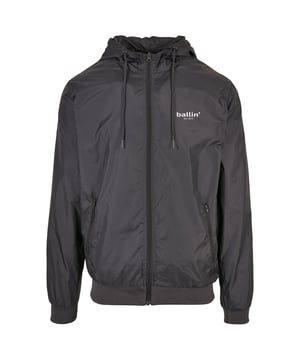 Chaqueta para hombre de la marca Ballin Est. 2013. El cortavientos está hecho de poliéster de alta calidad, y tiene un ajuste regular.  Nombre del modelo: CortavientosCategoría: Chaqueta de hombreMateriales: poliéster, nylonColor: gris antracita.