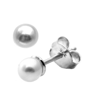 9K (375) White Gold: 0.9gr; # Cultured Pearl