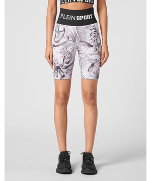 Estos shorts de ciclismo están diseñados para todas tus sesiones de entrenamiento, desde las más ligeras hasta las más duras, o incluso para simplemente trotar. Supera siempre tus límites.   Lycra estampada de máximo confort y secado rápido   Tejido jacquard de la marca en la cintura elástica   La pretina alta otorga soporte y firmeza