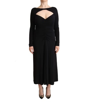 Vestido maxi auténtico PINKO  
  Confeccionado en tejido de nylon elástico  
  Cierre de cremallera para fácil uso  
  Estilo maxi para ocasiones elegantes  
  Color negro clásico  
  Fabricado con materiales de calidad  
  Detalles sutiles del logo  
  Confortable y duradero  
  Ideal para mujeres que aprecian la moda atemporal  