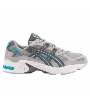 Asics Gel-Kayano 5 OG Lace-Up Grey Synthetic Mens Trainers 1191A178_020