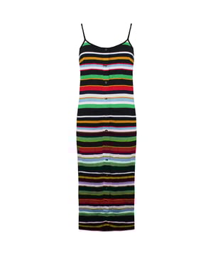 Vans Off The Wall Sleeveless Striped Multicoloured Womens Midi Dress VN0005HW448
