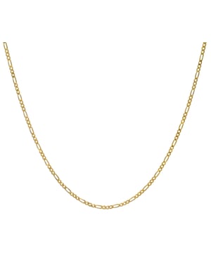 9K (375) geel goud: 6,45 gram; # Afmeting: 46 cm x 0,3 cm