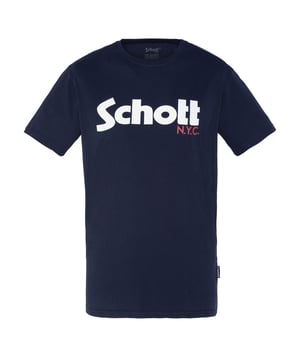 Lässiges Shirt mit bequemen Rundhalsausschnitt und Logoprint auf der Vorderseite.