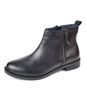 Frank James Newbury Ladies Womans Leather Chelsea Boots with zips. These real leather ankle boots feature a leather upper, cushioned insole, textile lining and composite sole.