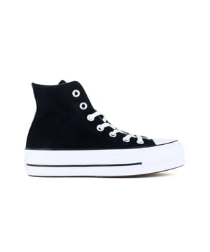 specificaties: De meest emblematische sneaker ter wereld gekenmerkt door een patch met een ster gecentreerd op de enkel en zichtbare stiksels Vetersluiting: Vetersluiting Type zool: Platform.