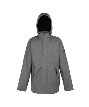100% Polyester. Fabric: Hydrafort. Lining: Sherpa Fleece, Taffeta. Design: Logo, Sleeve Patches. Fabric Technology: DWR Finish, Insulating, Quick Dry, Thermo-Guard, Weather Resistant, Windproof. Neckline: Hooded. Sleeve-Type: Long-Sleeved. Cuff: Stud. Taped Seams. Hood Features: Grown On Hood, Toggle Adjuster. Pockets: 2 Lower Pockets, Handwarmer, Inner, Zip, Flap Closure. Fastening: Full Zip, Stud. Hem: Adjustable. Sustainability: Made from Recycled Materials. S: 38 in. M: 40 in. L: 42 in. XL: 44 in. XXL: 48 in. 3XL: 51 in. 4XL: 54 in. 5XL: 57 in.