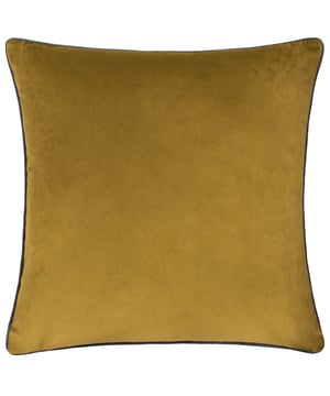 You need never worry about matching your cushions with the Meridian range. Made of unspeakably soft velvet feel fabric no words or pictures can do these covers justice. Each larger than average cushion has a plain front and reverse with contrasting piped edges in a range of rich complimentary colours which feature throughout the entire collection. With a small and discreet zip closure they are easy to fill and secure. Size: 55 x 55cm