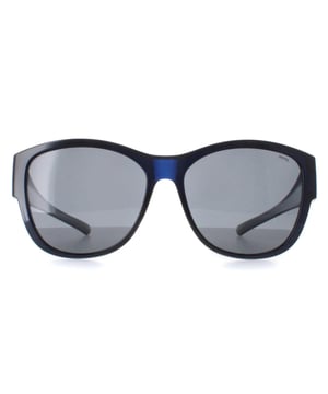 INVU Ronde Vrouwen Transparant Blauw Gepolariseerde E2102 Zonnebril Ervaar de perfecte mix van stijl en functionaliteit met de INVU Fit-Over Designer Zonnebril model E2102F, gemaakt voor vrouwen die zowel gemak als elegantie zoeken. Deze innovatieve fit-overs hebben een trendy rond blauw kunststof montuur met bijpassende blauwe gepolariseerde glazen, ontworpen om naadloos over je bril op sterkte te passen. Het E2102F-model verandert je gewone bril in een chique zonnebril en biedt superieure UV-bescherming en schitteringsreductie zonder afbreuk te doen aan stijl. Deze hoogwaardige fit-overs zijn verkrijgbaar tegen een fantastische korting op de normale verkoopprijs en bieden een kosteneffectieve oplossing voor modieuze vrouwen. Verhoog je brillencollectie met INVU en geniet van het ultieme in stijl en gemak.