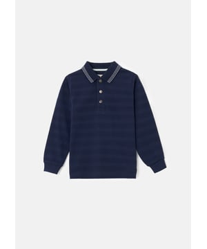 What's poppin? Our new polo is crafted from popcorn textured striped jersey and features a branded popper placket and tipped textured collar. Super soft. super stylish and super versatile.
